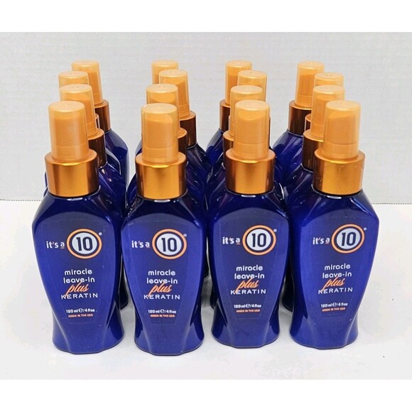 It's A 10 Miracle Leave-In Plus Keratin 4 fl oz 120 ml LOT OF 16 BROKEN SPRAYERS - Picture 1 of 3